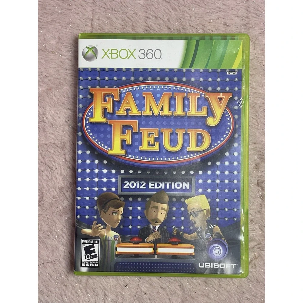 Family Feud: 2012 Edition (Xbox‎ 360) Complete CIB w/ Manual & Tested